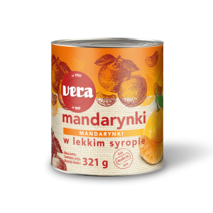 VERA mandarynki w lekkim syropie 321g