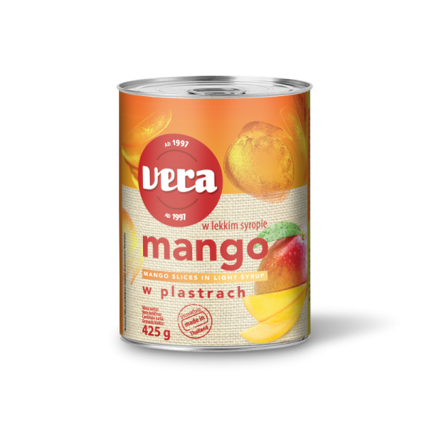 VERA mango w plastrach 425g