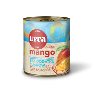 VERA mango pulp without sugar 850g