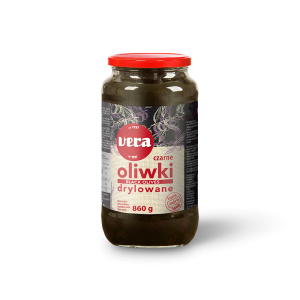 VERA sliced black olives 860g