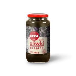 VERA sliced black olives 860g