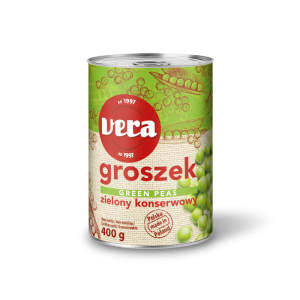 VERA groszek zielony konserwowy 400g