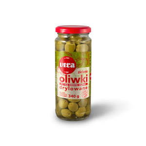 VERA whole green olives stoned 340g