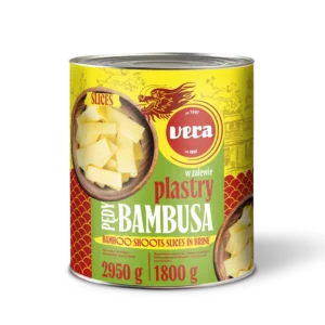 Pędy bambusa w plastrach 2950g puszka