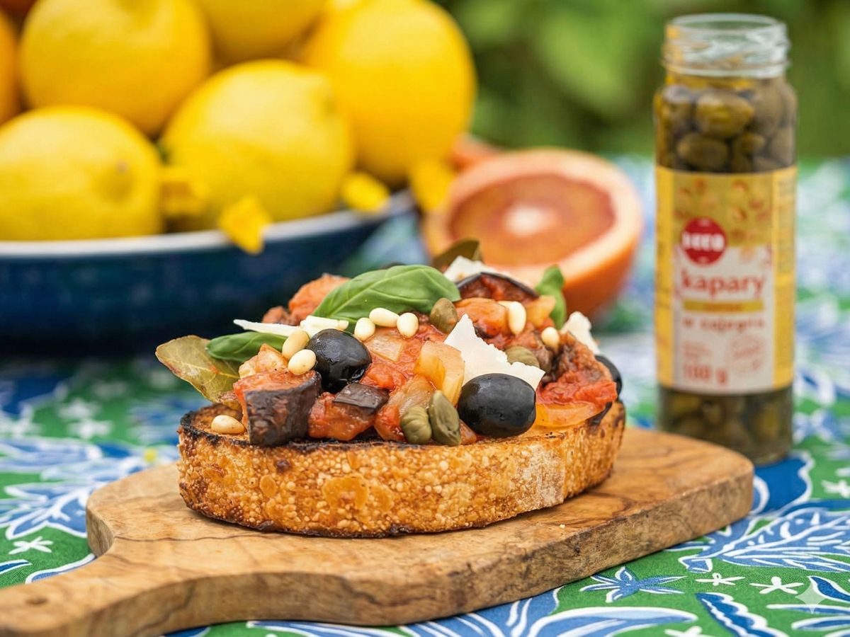 Crostini z caponatą